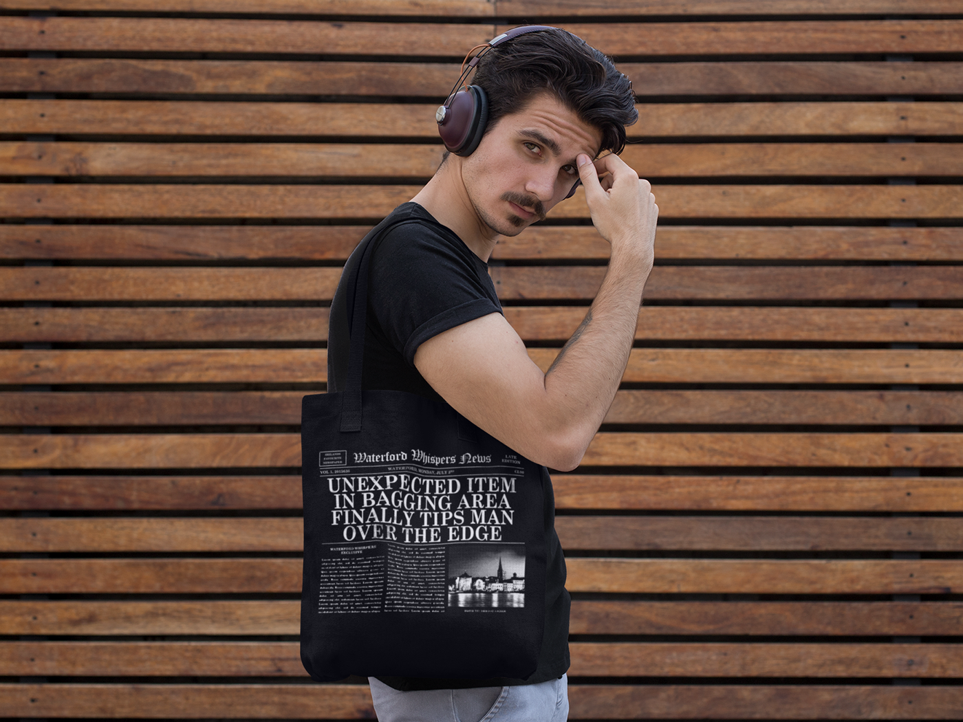 Unexpected Item In Bagging Area Finally Tips Man Over The Edge  - WWN Tote Bag