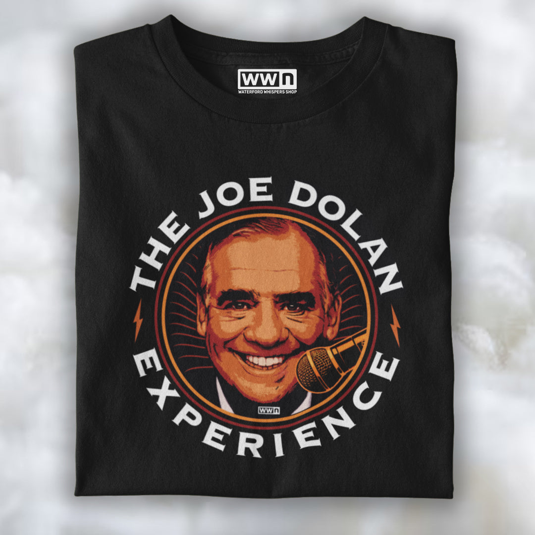 The Joe Dolan Experience funny Irish t-shirt by Waterford Whispers News