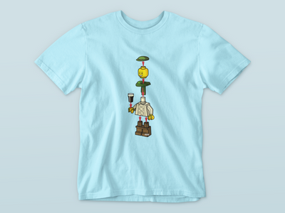 Irish Lego Man  - Waterford Whispers T-Shirt