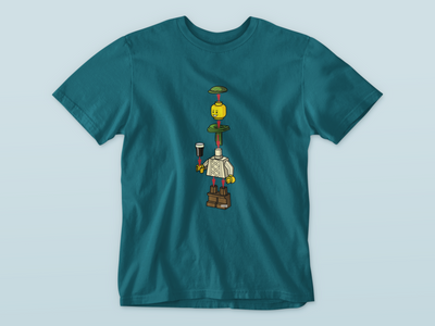 Irish Lego Man  - Waterford Whispers T-Shirt