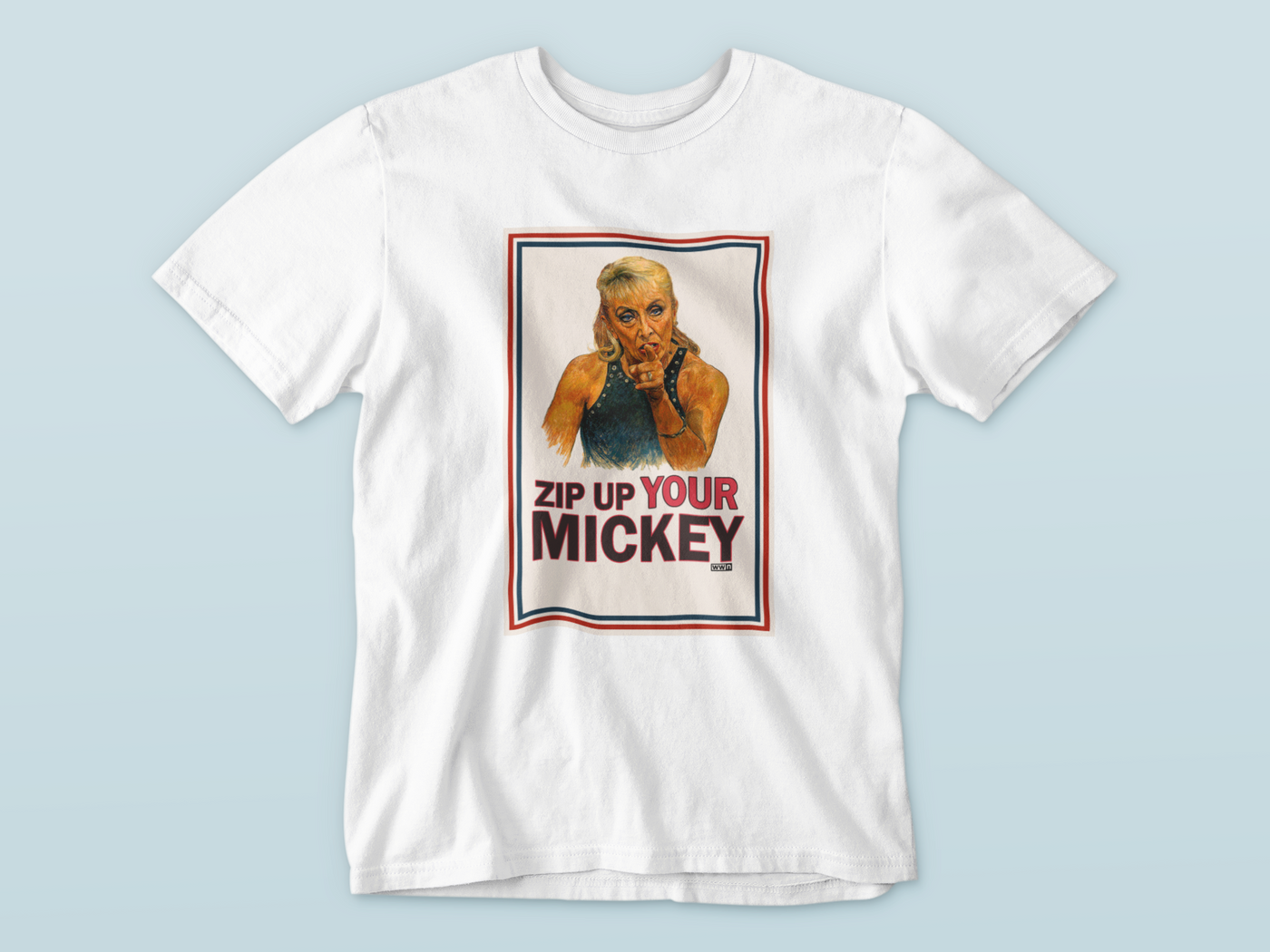 Zip Up Your Mickey - WWN T-Shirt