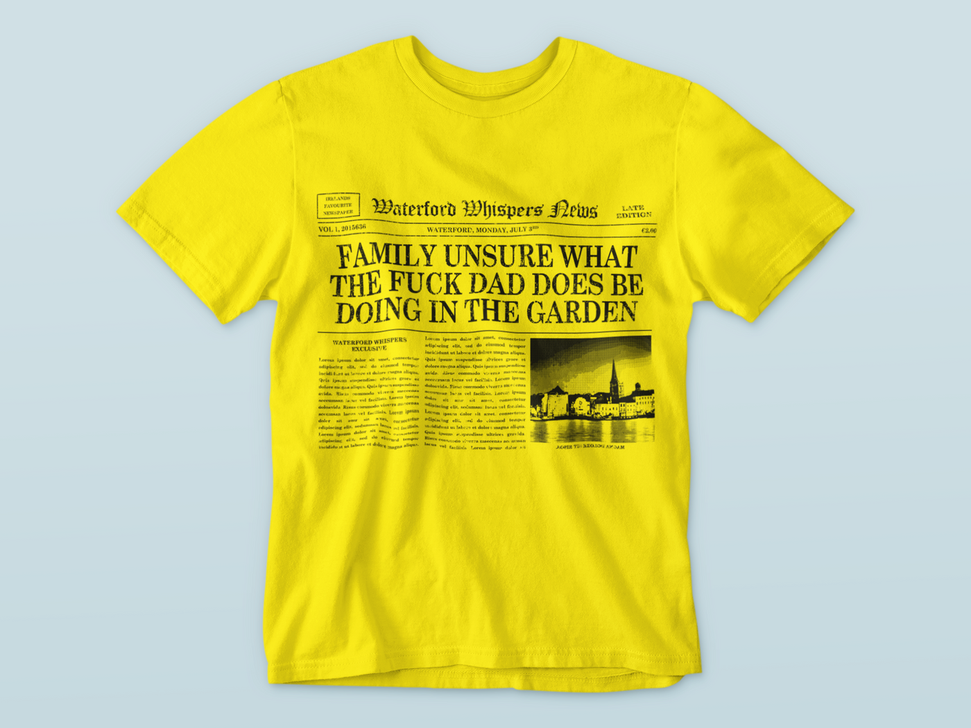 Family Unsure What The Fuck Dad Does Be Doing All Day In The Garden - Premium WWN T-shirt
