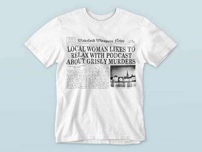 Local Woman Likes To Relax With Podcast About Grisly Murders - Premium WWN T-shirt- Premium WWN T-shirt