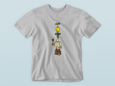 Irish Lego Man  - Waterford Whispers T-Shirt