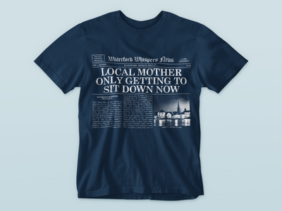 Local Mother Only Getting To Sit Down Now - Premium WWN Headline T-shirt