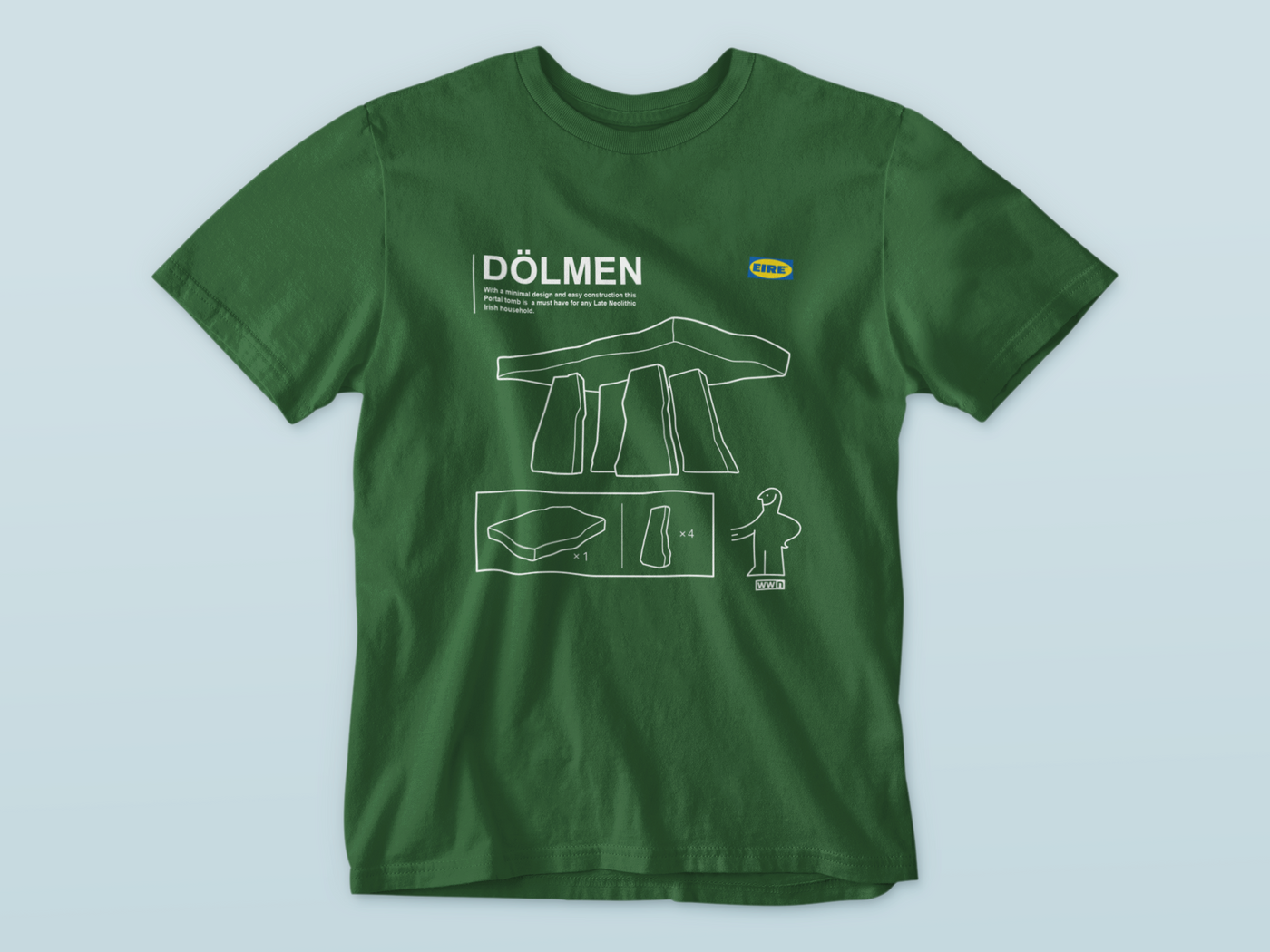 Flatpack Dolmen - Waterford Whispers T-shirt