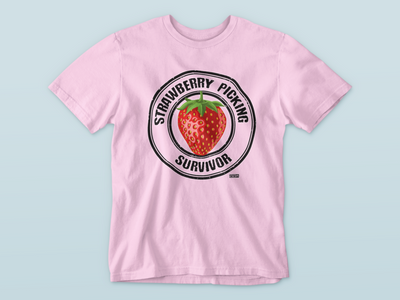 Strawberry Picking Survivor - Waterford Whispers T-Shirt