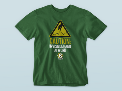 Invisible Hand At Work  - Kilkenomics T-Shirt