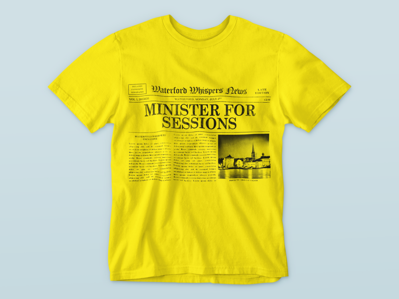 Minister for Sessions - Premium WWN Headline T-shirt