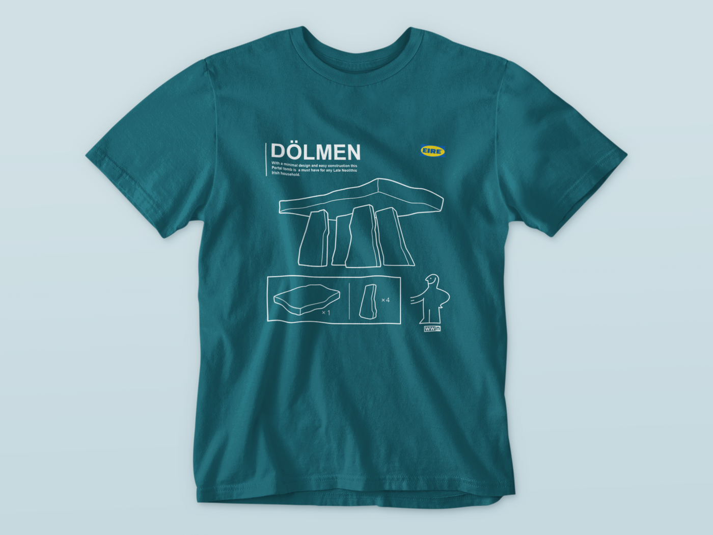 Flatpack Dolmen - Waterford Whispers T-shirt