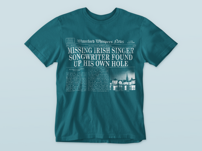 Missing Irish Singer Songwriter Found Up His Own Hole - Premium WWN T-shirt