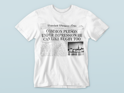 Common Person Under Impression He Can Like Rugby Too - Premium WWN Headline T-shirt