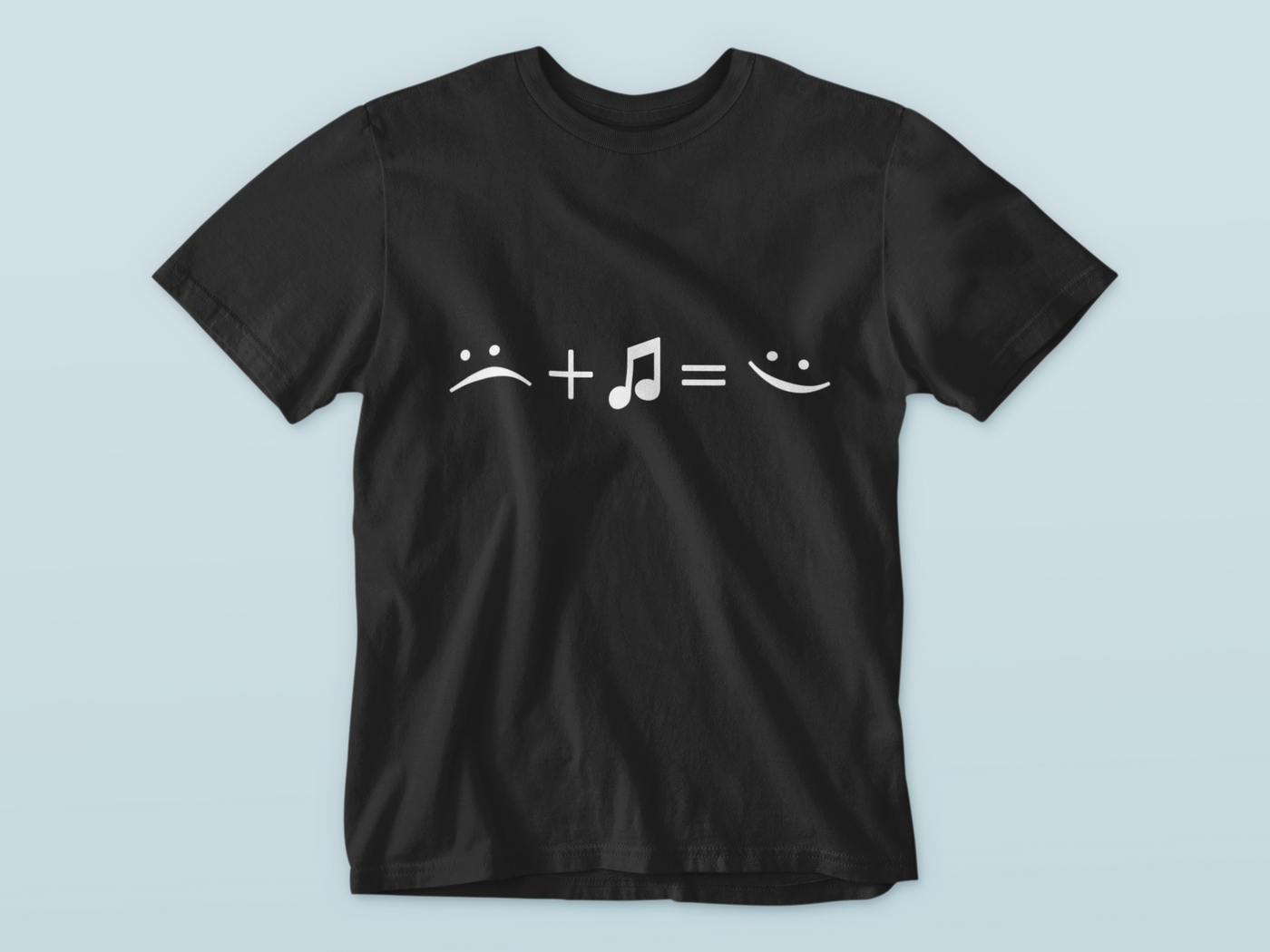 Music = Happy - Premium WWN T-Shirt