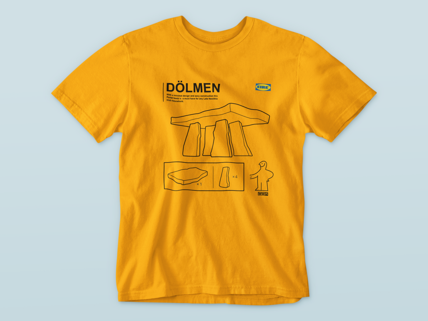 Flatpack Dolmen - Premium WWN T-shirt