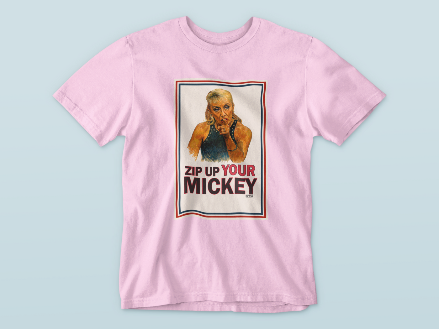Zip Up Your Mickey - WWN T-Shirt