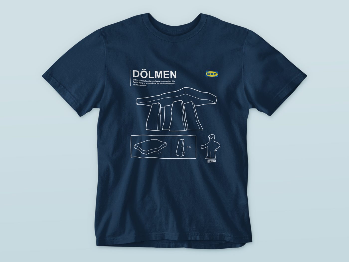 Flatpack Dolmen - Waterford Whispers T-shirt