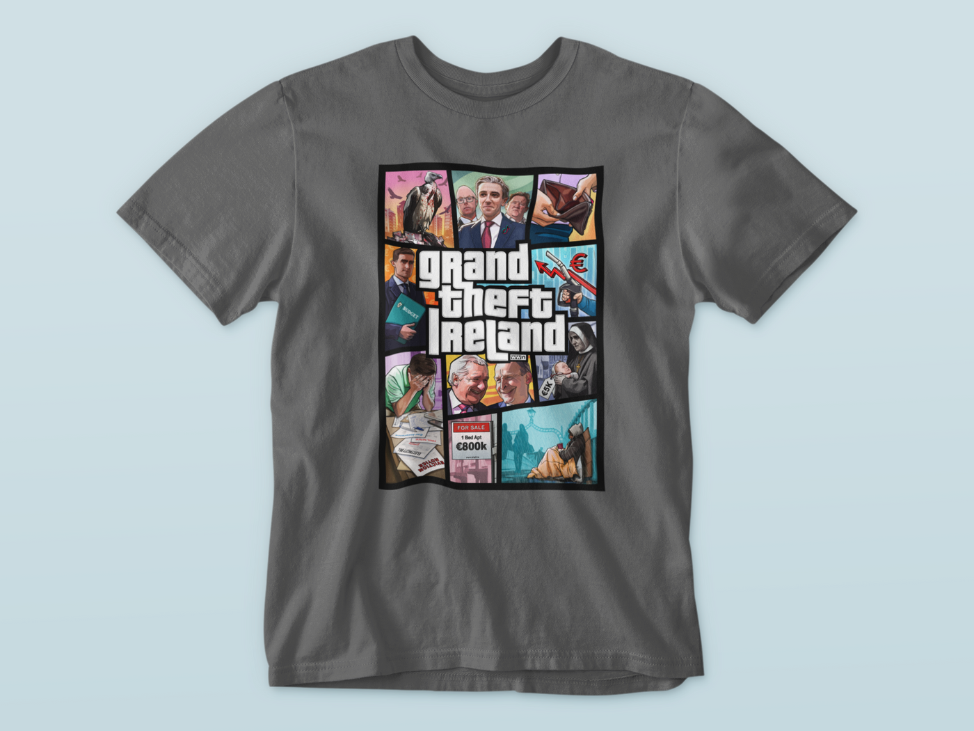 Grand Theft Ireland - Premium WWN T-shirt