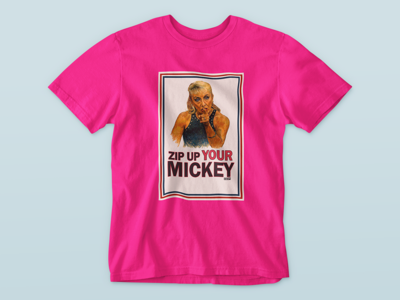 Zip Up Your Mickey - WWN T-Shirt
