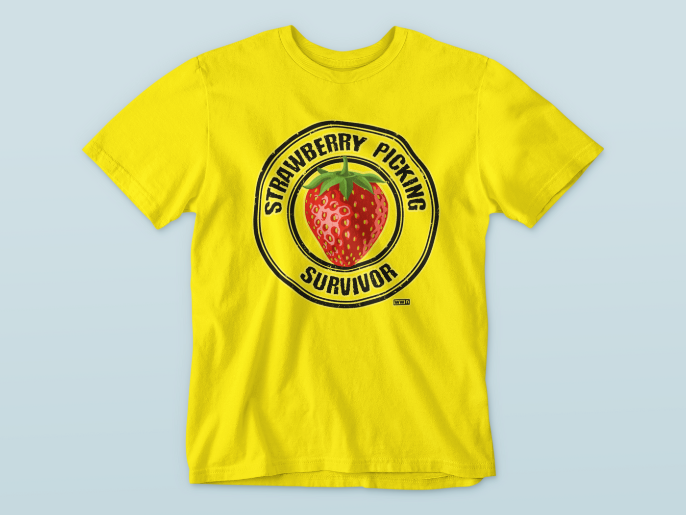 Strawberry Picking Survivor - Waterford Whispers T-Shirt