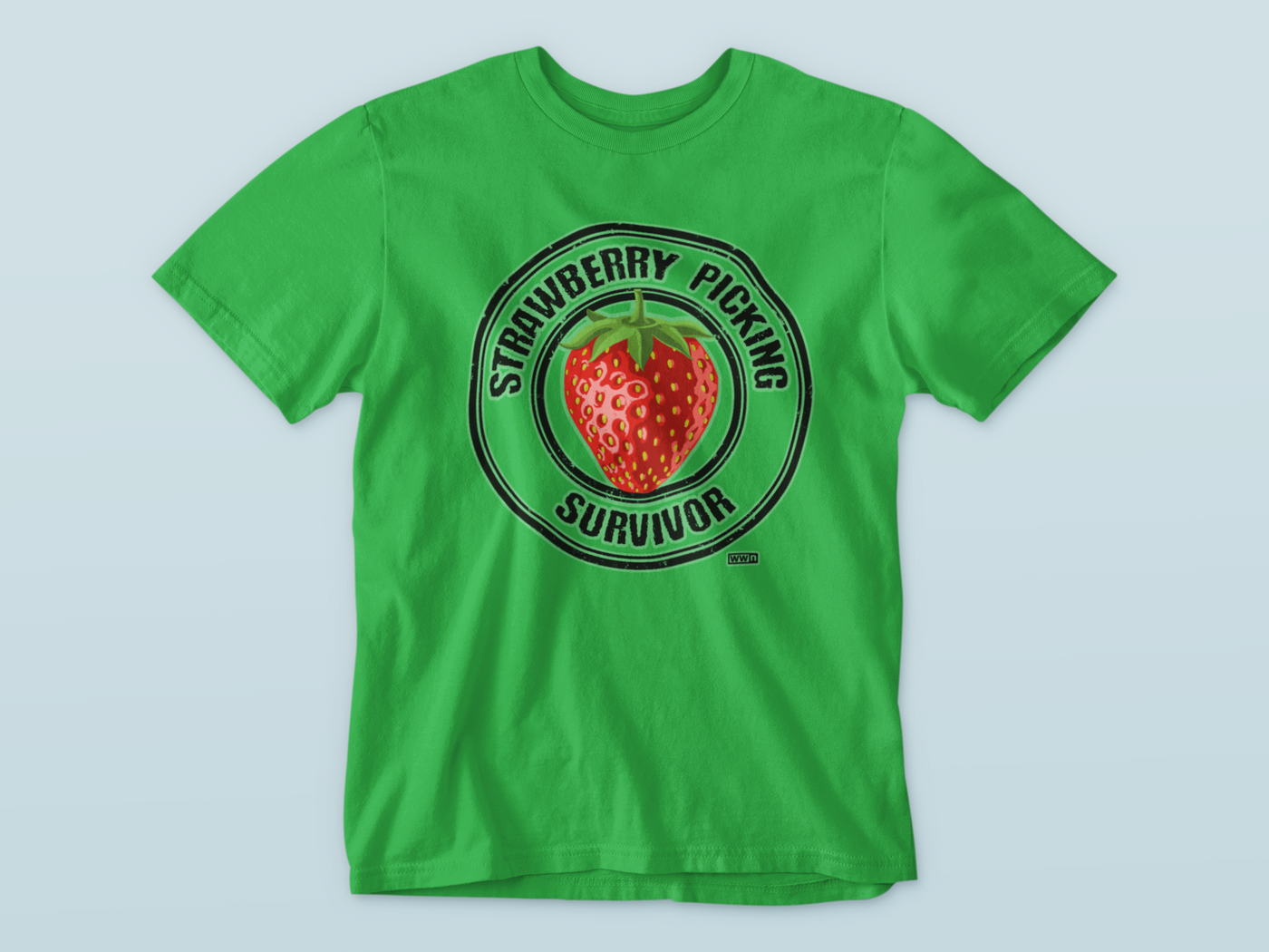 Strawberry Picking Survivor - Waterford Whispers T-Shirt