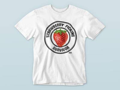 Strawberry Picking Survivor - Waterford Whispers T-Shirt