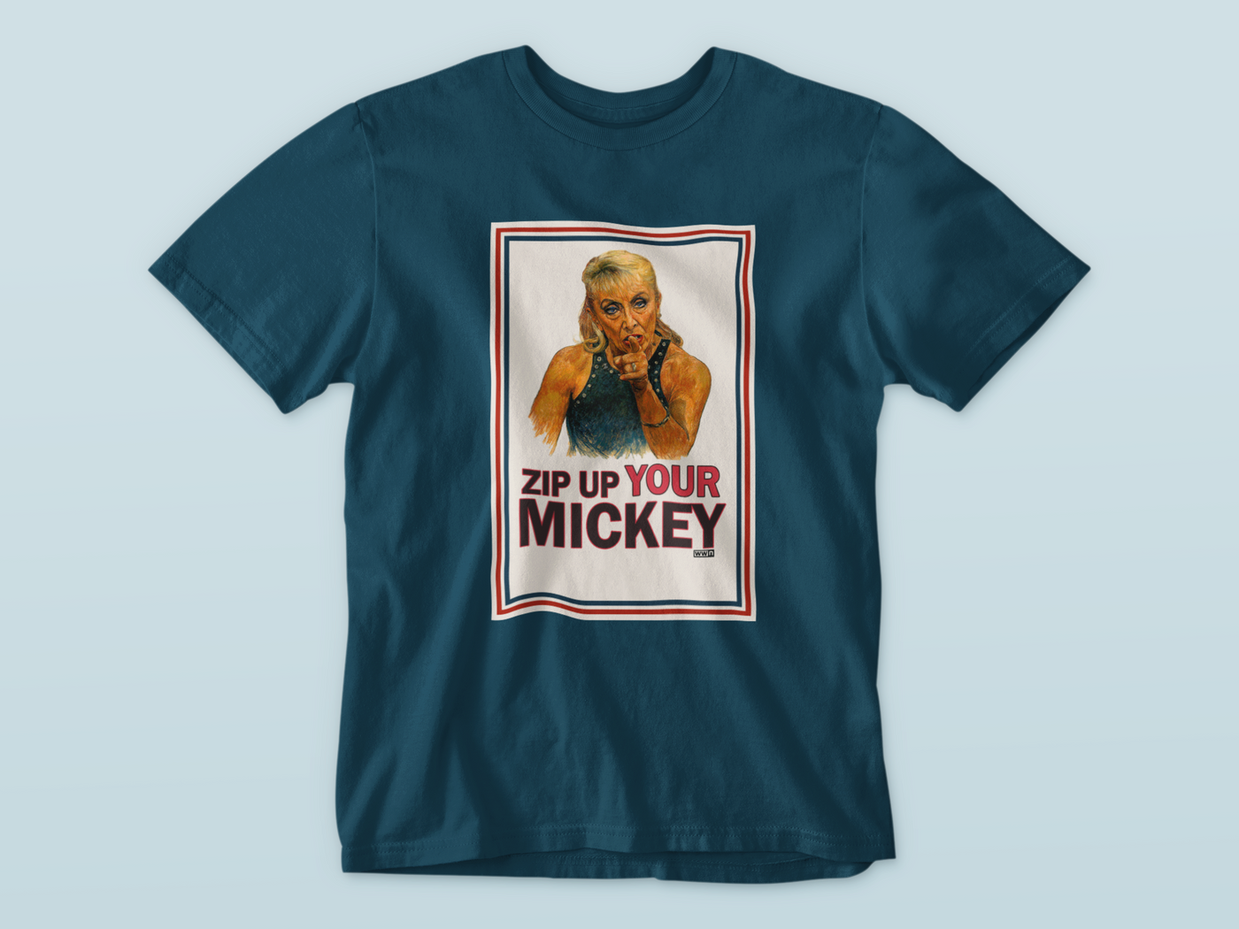 Zip Up Your Mickey - WWN T-Shirt