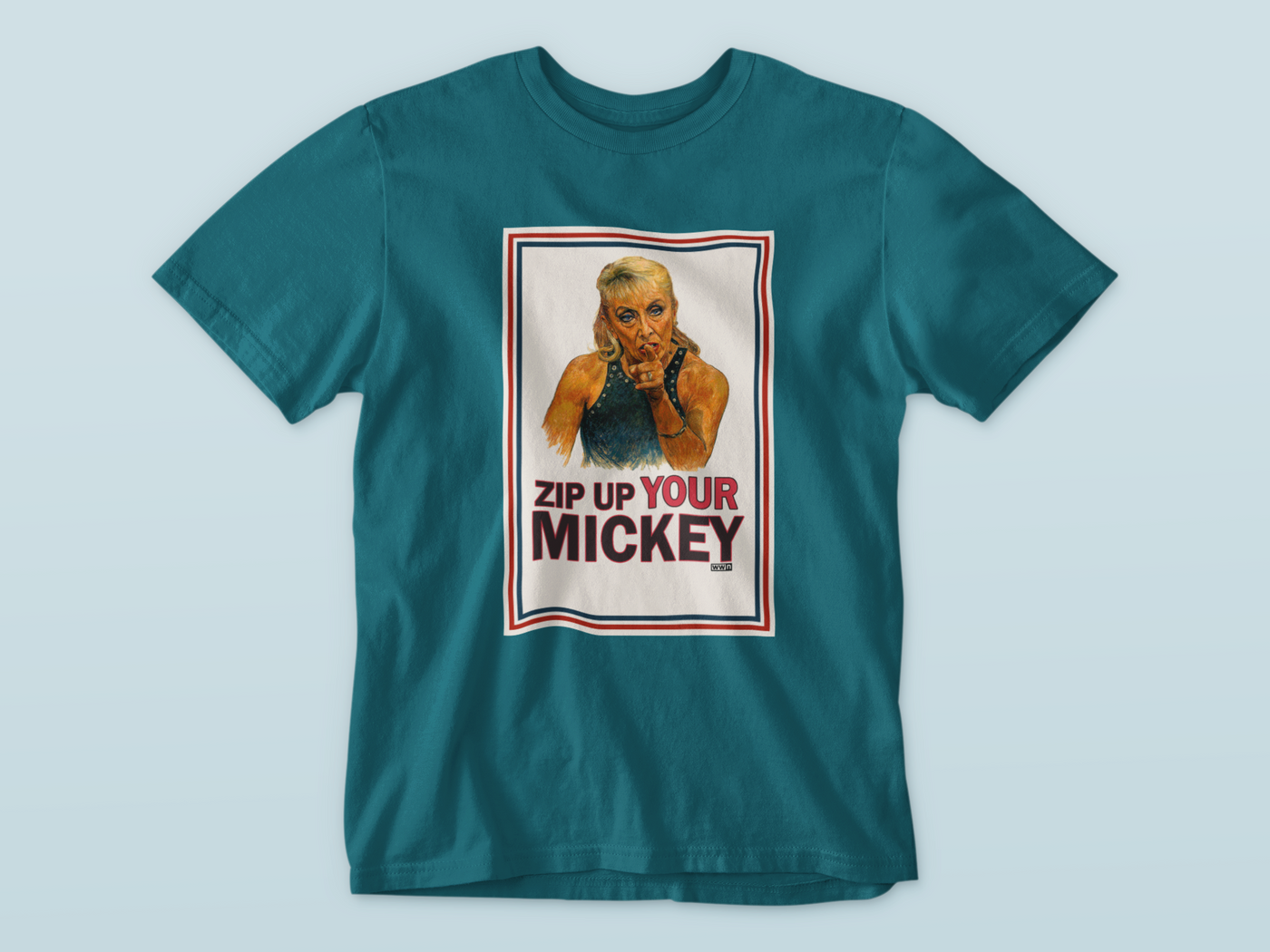 Zip Up Your Mickey - WWN T-Shirt