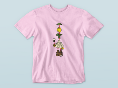 Irish Lego Man  - Waterford Whispers T-Shirt