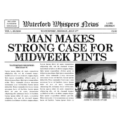 Man Makes Strong Case For Midweek Pints - Premium WWN T-shirt