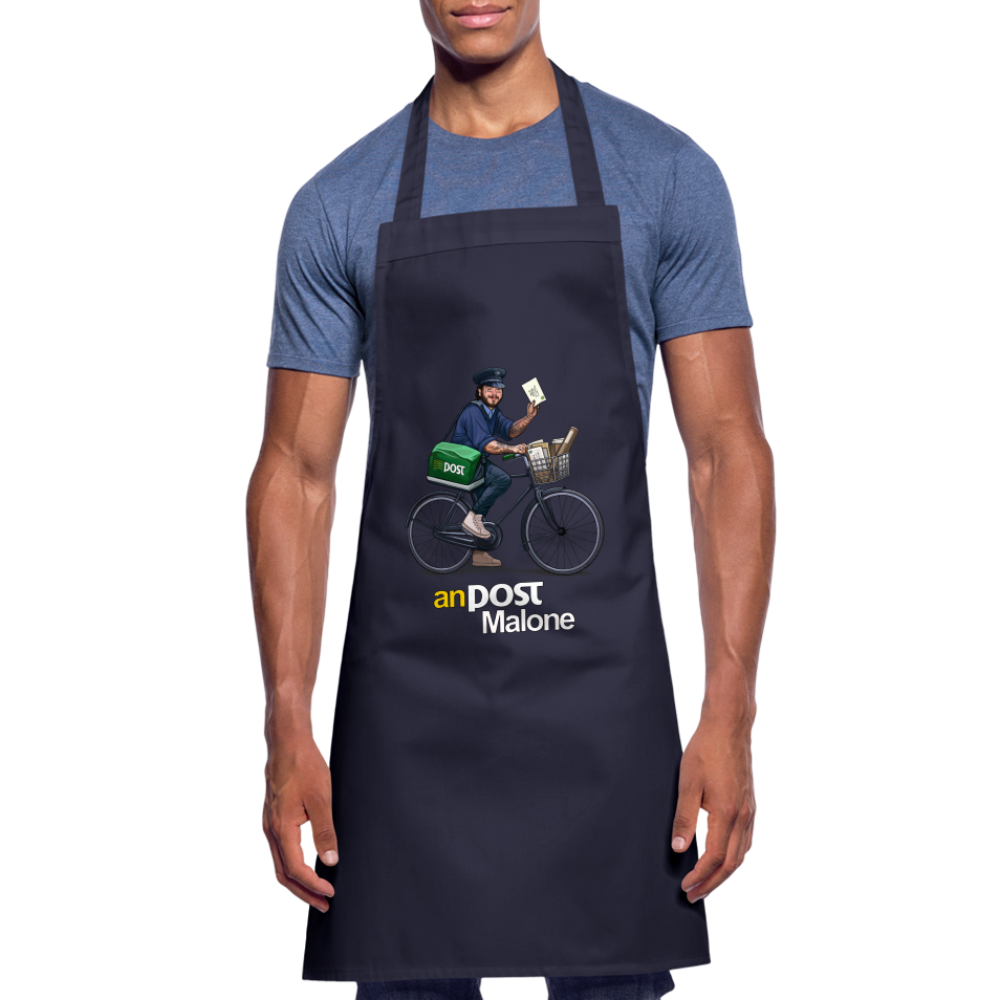 An Post Malone - WWN Cooking Apron - navy