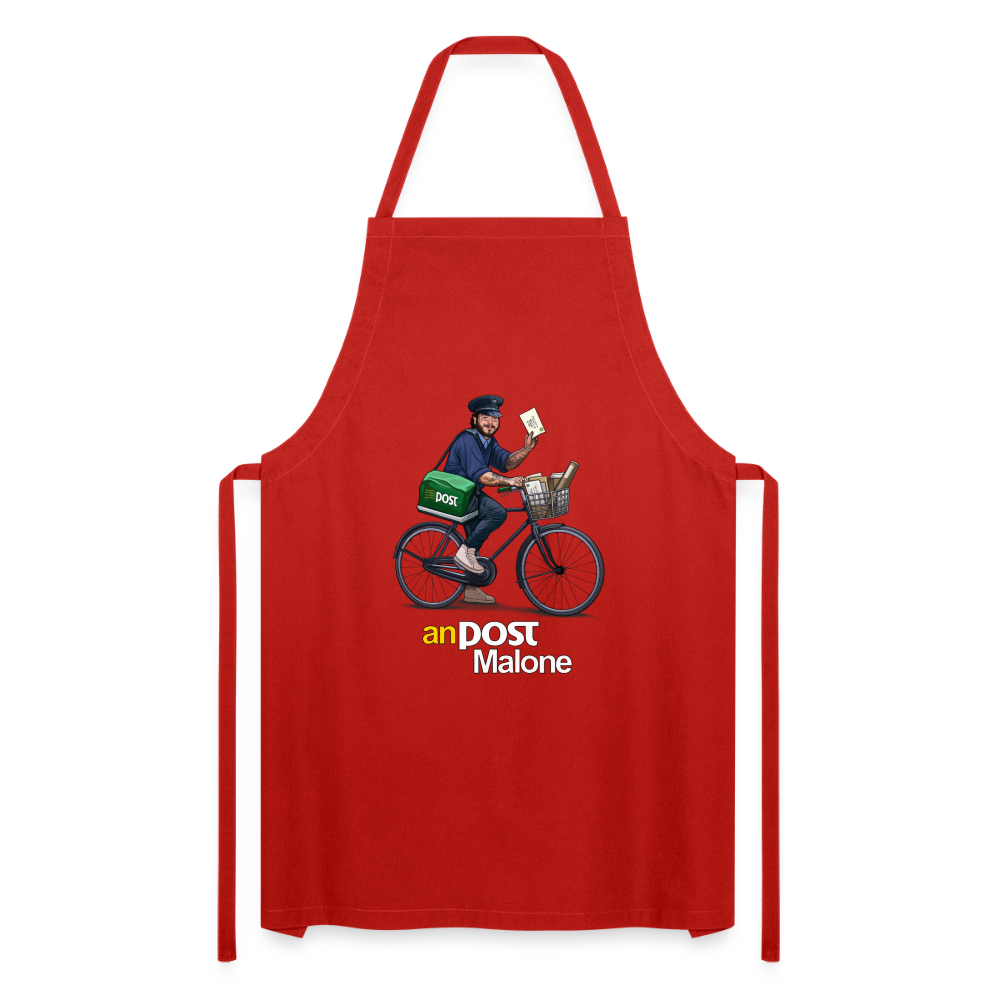 An Post Malone - WWN Cooking Apron - red