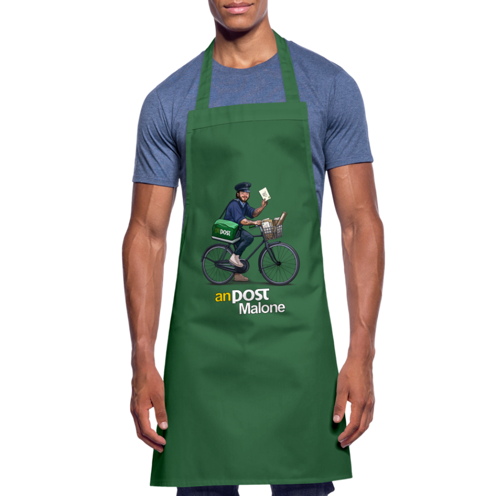An Post Malone - WWN Cooking Apron - green