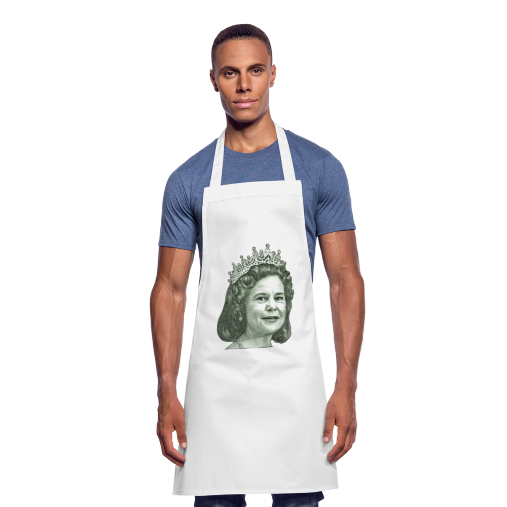 God Save The Queen - WWN Cooking Apron - white