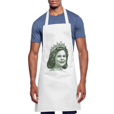 God Save The Queen - WWN Cooking Apron - white