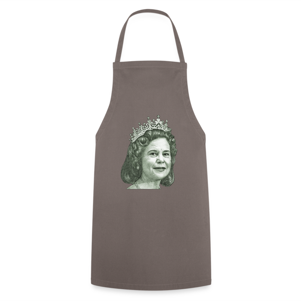 God Save The Queen - WWN Cooking Apron - grey