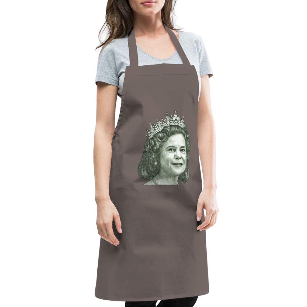 God Save The Queen - WWN Cooking Apron - grey