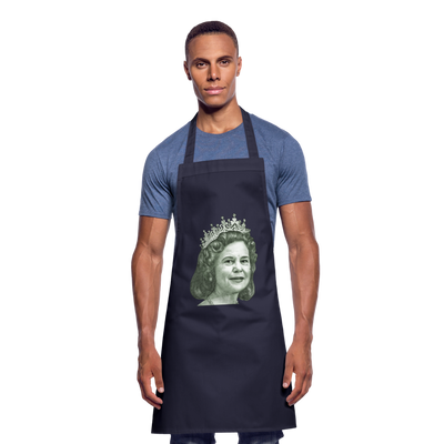 God Save The Queen - WWN Cooking Apron - navy