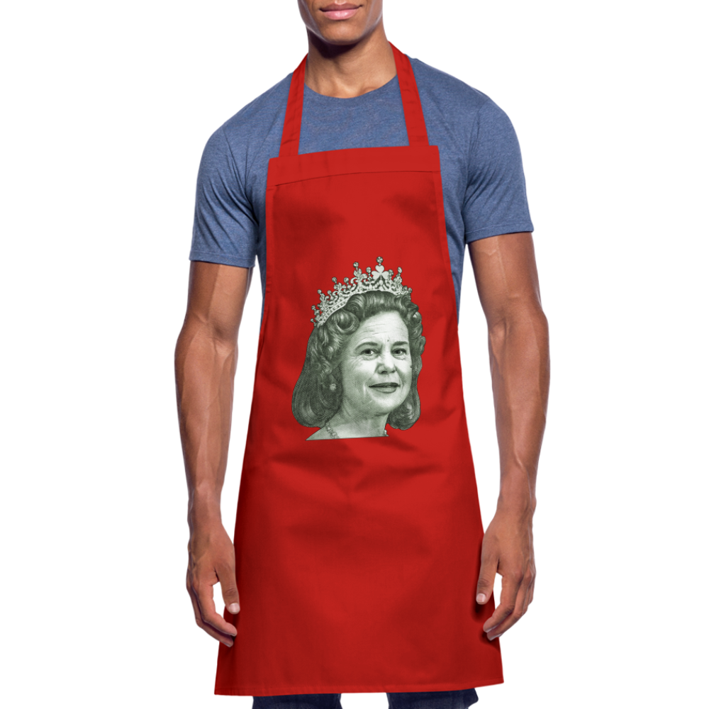 God Save The Queen - WWN Cooking Apron - red