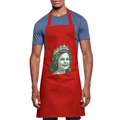 God Save The Queen - WWN Cooking Apron - red