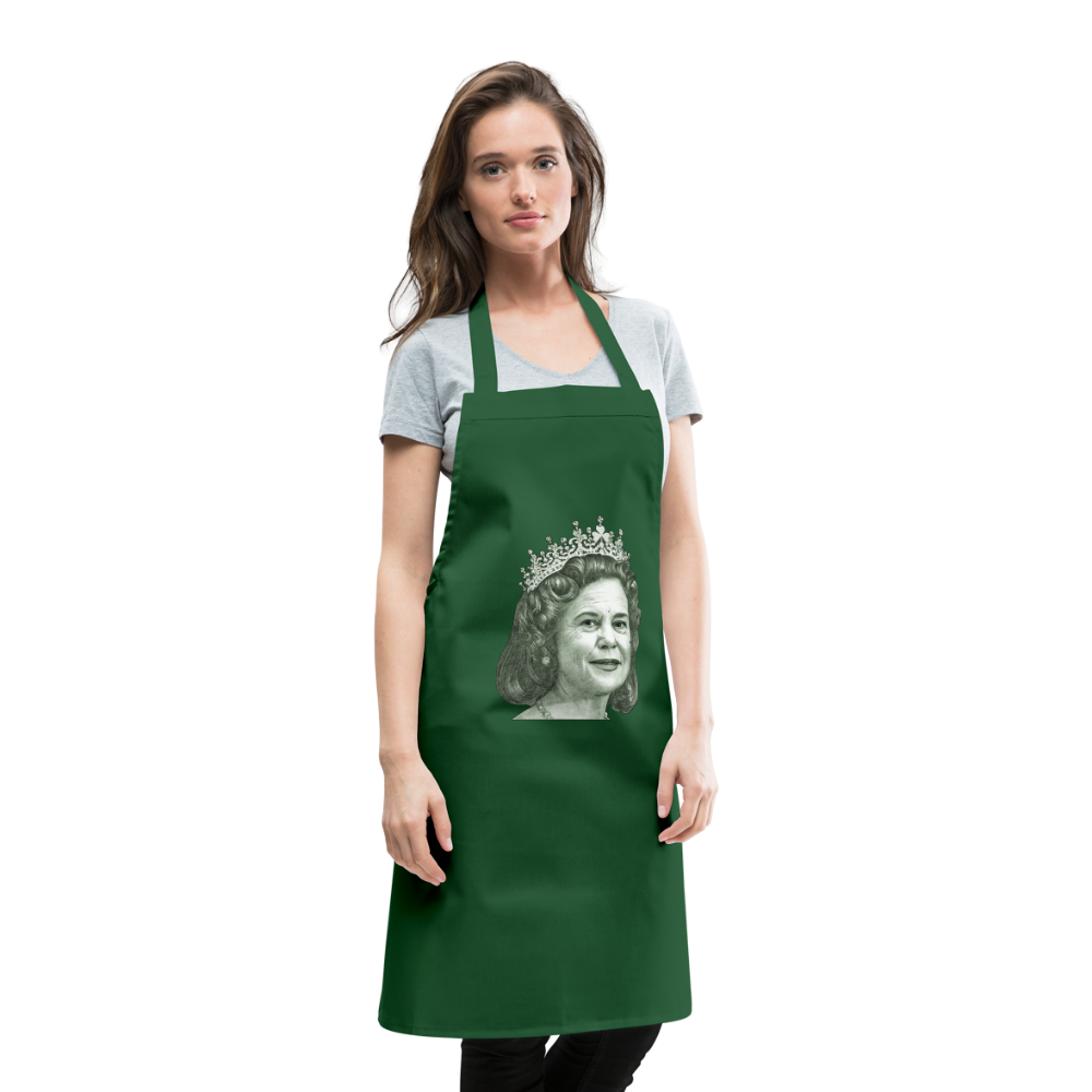 God Save The Queen - WWN Cooking Apron - green