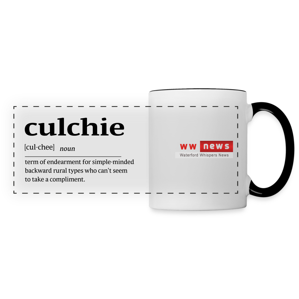 Culcie - WWN Panoramic Mug - white/black