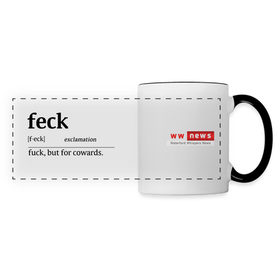 Feck - WWN Panoramic Mug - white/black