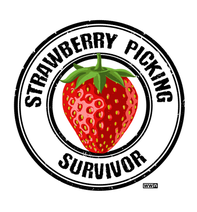 Strawberry Picking Survivor - Waterford Whispers T-Shirt