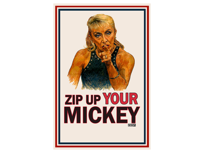 Zip Up Your Mickey - WWN T-Shirt