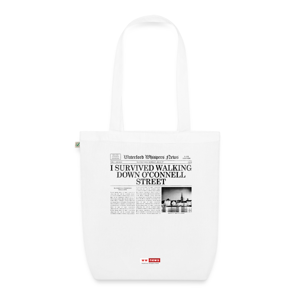 I Survived Walking Down O’Connell Street - Tote Bag - white
