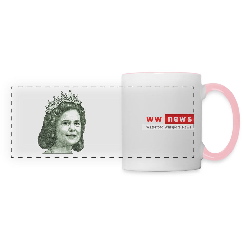 God save The Queen Mug - white/pink