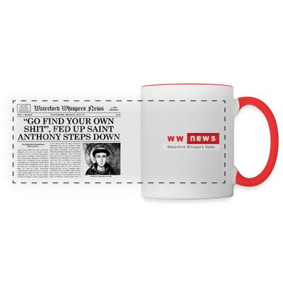 St Anthony - Panoramic Mug - white/red