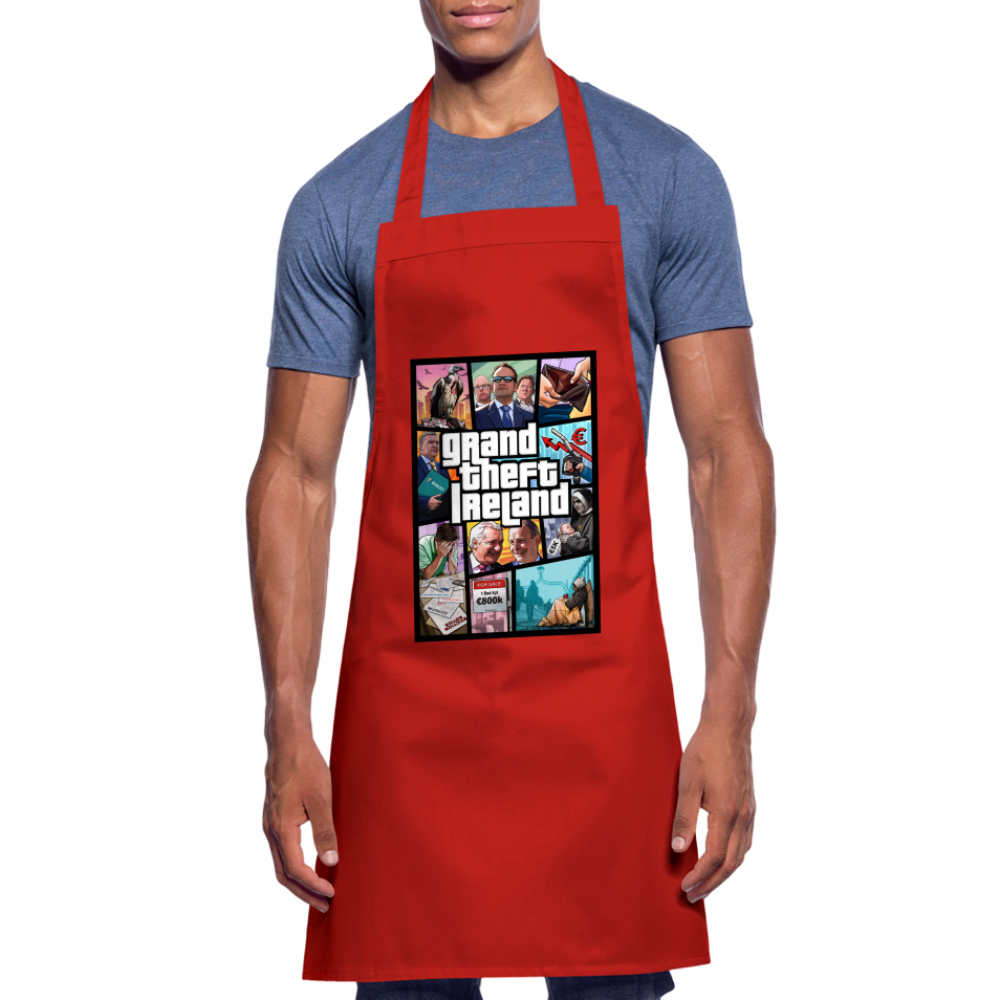Grand Theft Ireland - WWN Cooking Apron - red