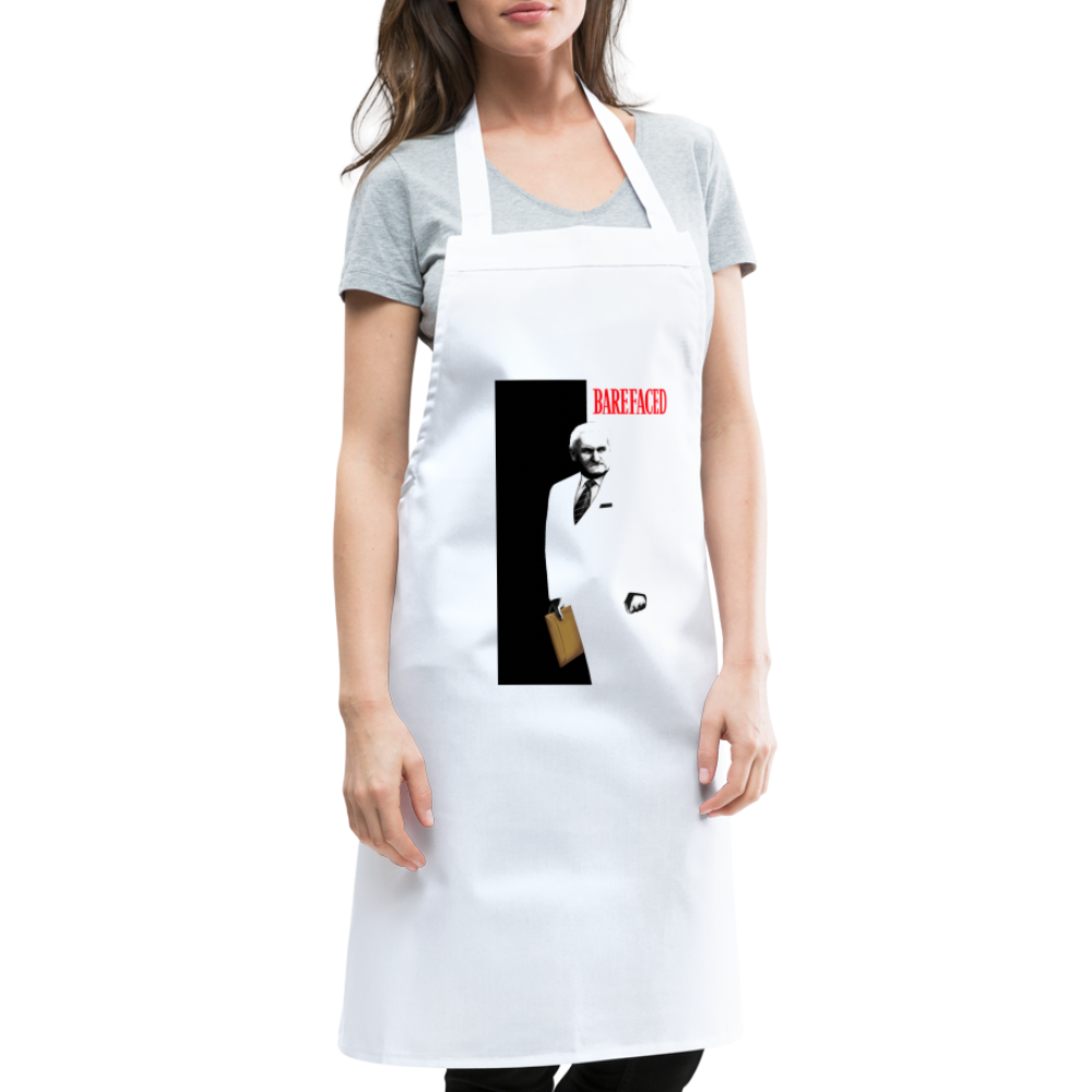 Barefaced - WWN Cooking Apron - white
