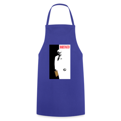 Barefaced - WWN Cooking Apron - royal blue